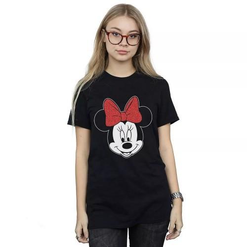 Disney Dámské/dámské bavlněné tričko Minnie Mouse Boyfriend