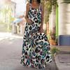 Women's Slip Dress Maxi Long Dress Leopard Print Stitching Print Stitching Print Dress Spring & Summer Leisure Vacation