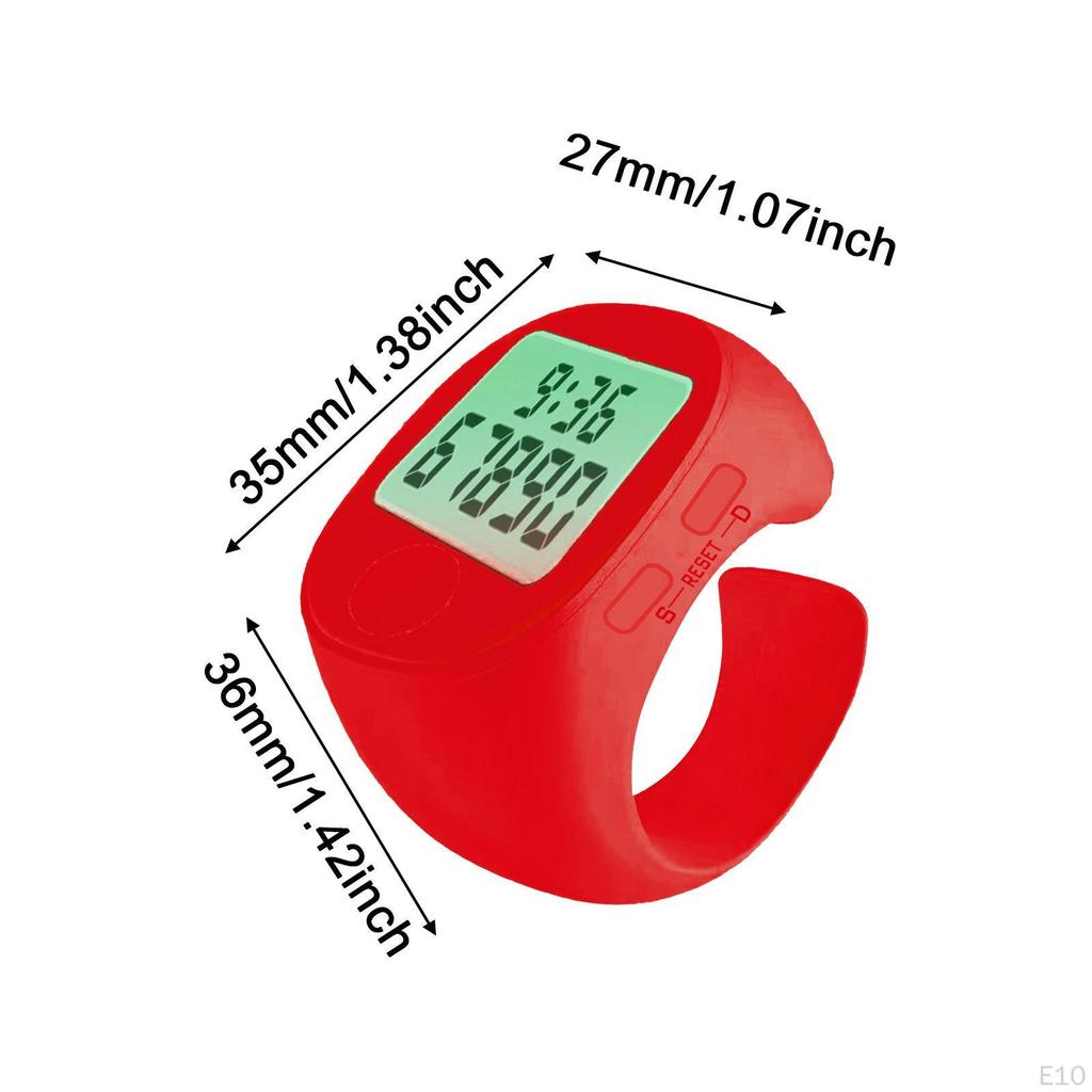 Elektrisk Fingerräknare Handhållen Räknare Simning Lättvikt Utomhus Sport Gåva Bärbar