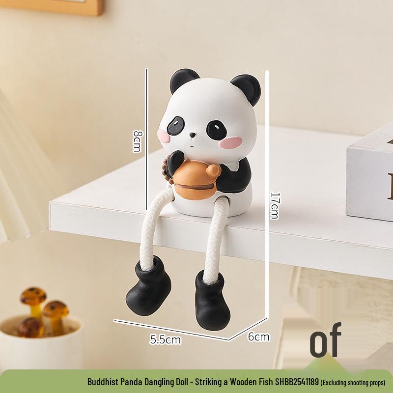 Dangle Leg Doll Ornament for Home or Children's Room Decor