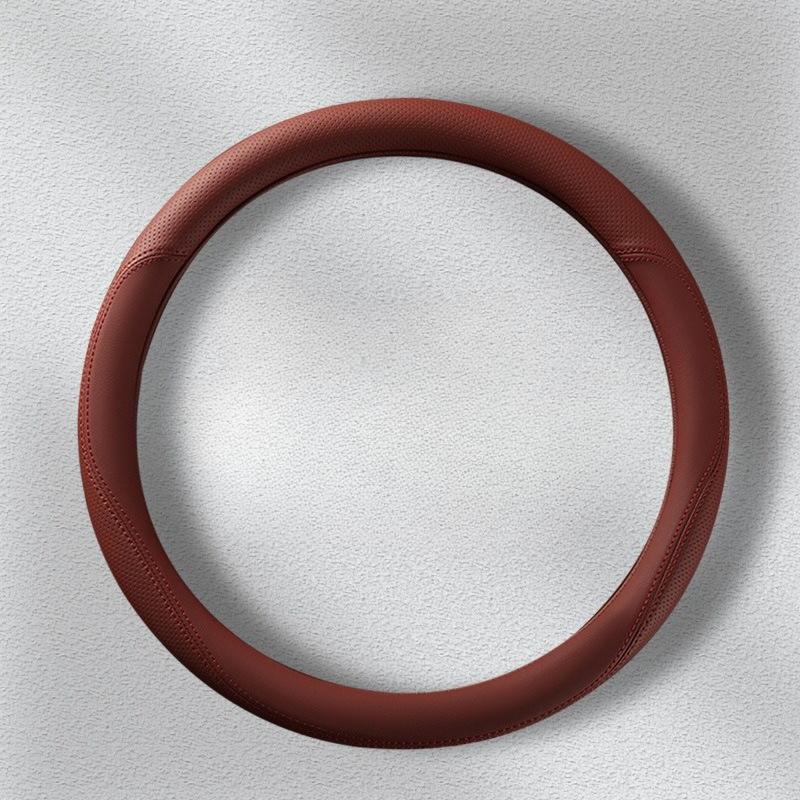 For Cars Universal Leather Steering Wheel Cover Four Seasons Luxurious Popular Style Interior Modification Steering Wheel Cover