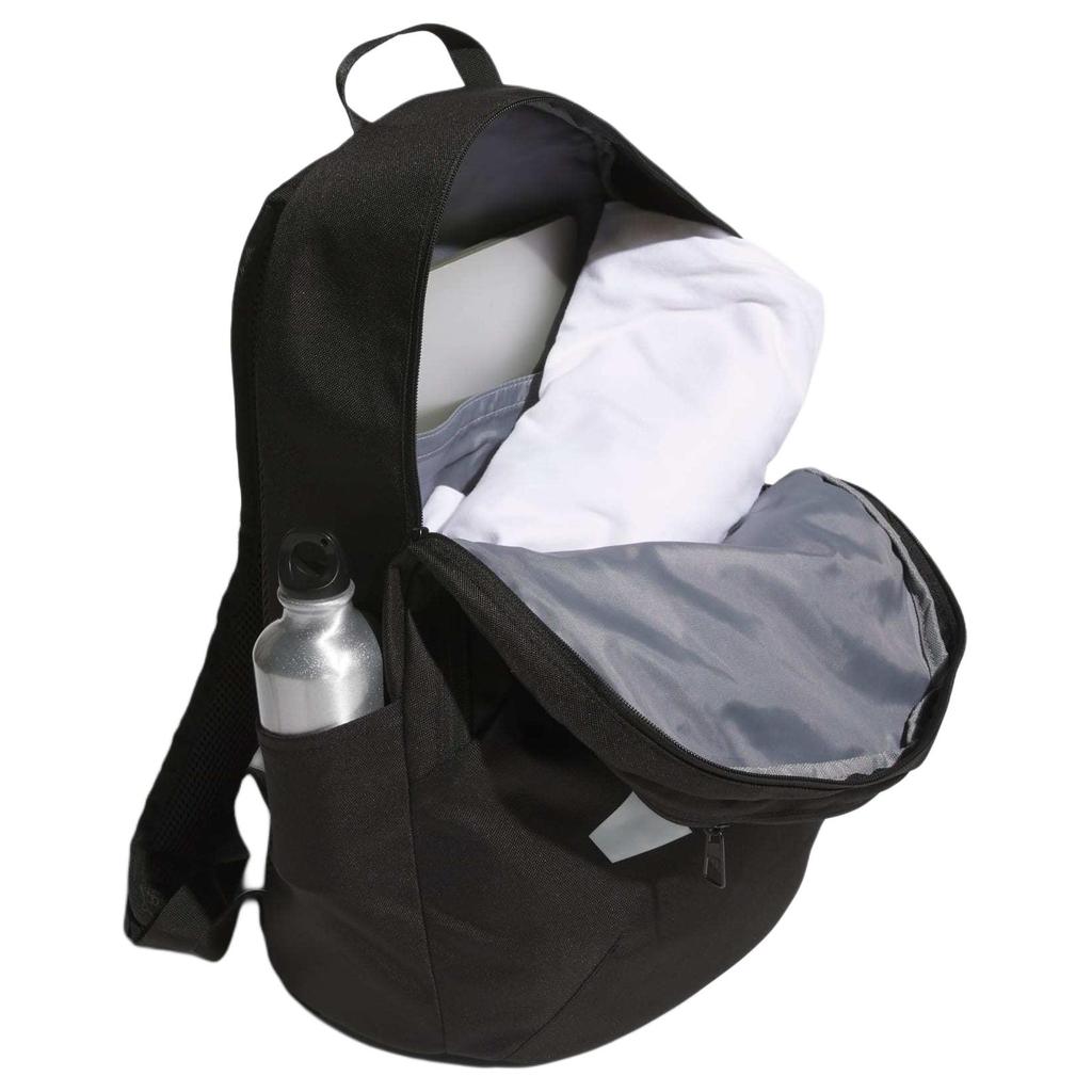 New Adidas ESSENTIALS Recycled Polyester Backpack Unisex Black JF0755