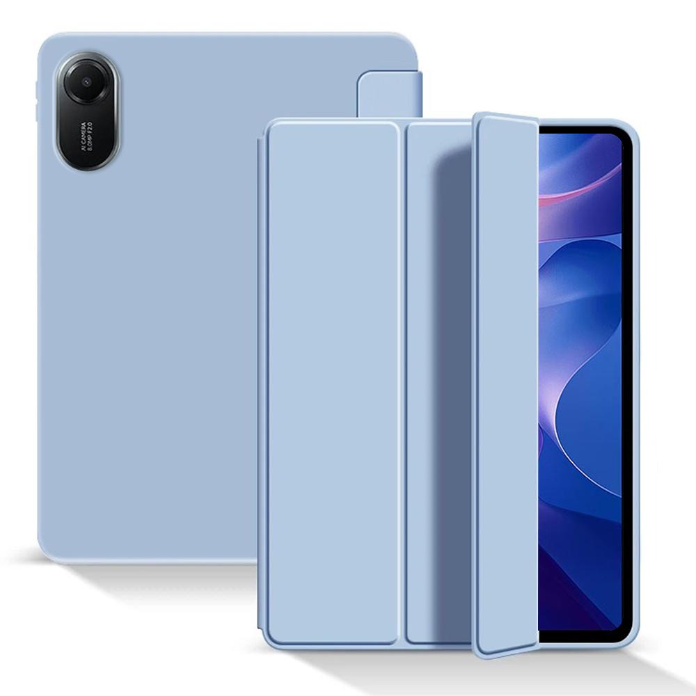Hülle für Xiaomi Pad 5 6 7 8 Pro Redmi Pad SE 8.7 Redmi Pad 2 2025 Schlanke Dreifach-Ständer-Schutzhülle mit weicher TPU-Rückseite