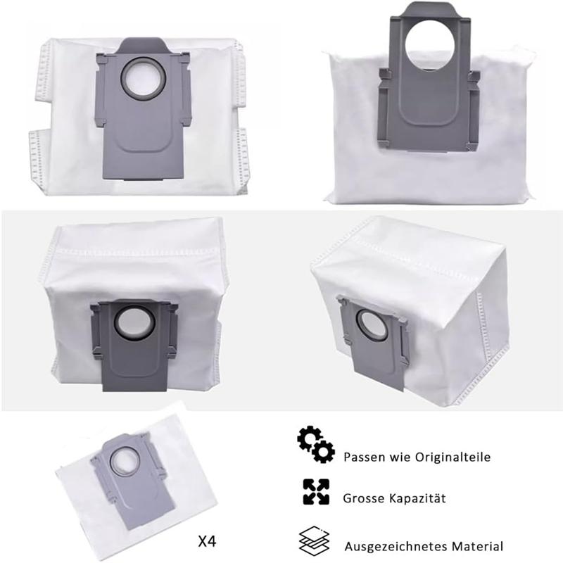 Set di Accessori per Aspirapolvere Roborock S8 Pro Ultra, 1 Modello Sistema a Doppia Spazzola Spazzole Principali