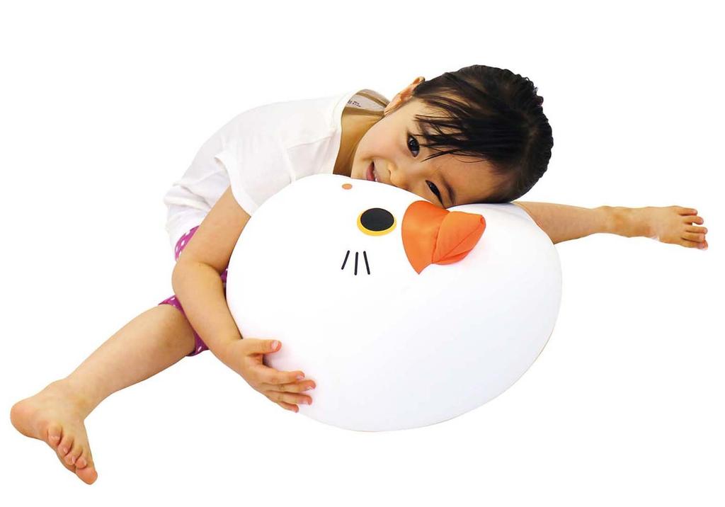 MOGU Mogucci Mi-tan Cushion - A Bead Cushion That Your Body Needs - Hard To Wear Out - Powder Beads Used - Small Size (approx. 29x24x35cm) - Grey -