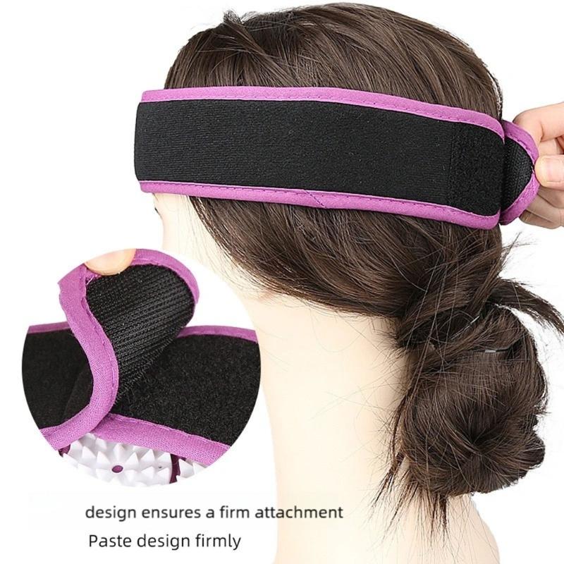 Portable Head Massage Strap Pressure Relief Headband For Home Office Gym Use
