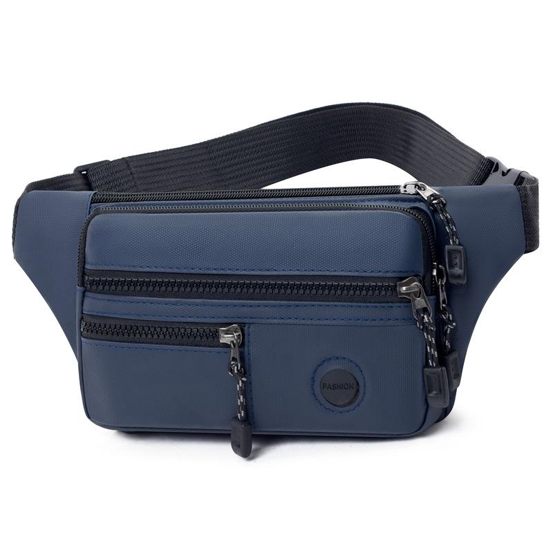 Crossbody Bag, Waterproof, Waist Bag, Men's, Personalized Leisure, Outdoor Sports, Shoulder Bag, Fashionable Trend, Chest Bag