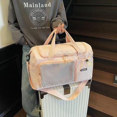 Women's Large Capacity Lightweight Fitness Bag - Wet/Dry Separation for Swimming, Sports, and Short Trips