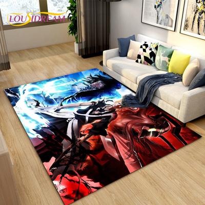 Anime Bleach Japan Cartoon Area Rug Large,Carpet Rug for Living Room Bedroom Sofa Doormat Decoration,kid Play Non-slip Floor Mat