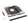 2.5in Hard Drive Caddy 9.5mm 2nd SDD HDD Caddy Tray Universal Adapter for Laptop CD DVD ROM Optical Bay  (Not Inclube