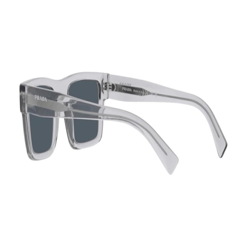 Prada Lens Letter Decoration Injection Molding Rectangular Sunglasses Men's Gray