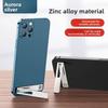 Super Slim Aluminum Mobile Phone Stand With Hidden Mount For Desk Use