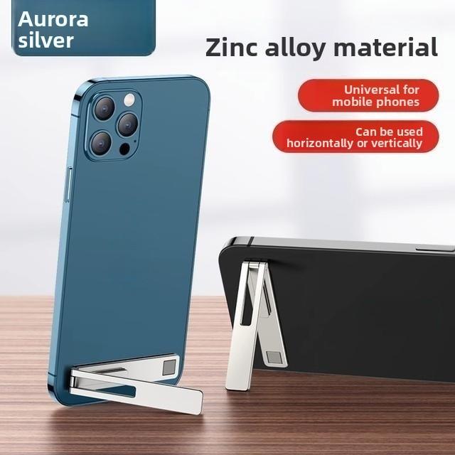 Super Slim Aluminum Mobile Phone Stand With Hidden Mount For Desk Use