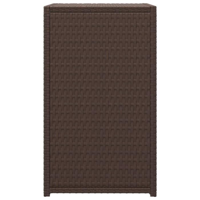 VidaXL Table en forme de C marron 40x35x60 cm résine tressée 319407