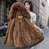 New loose Korean version fur collar with down, down cotton clothes winter coat