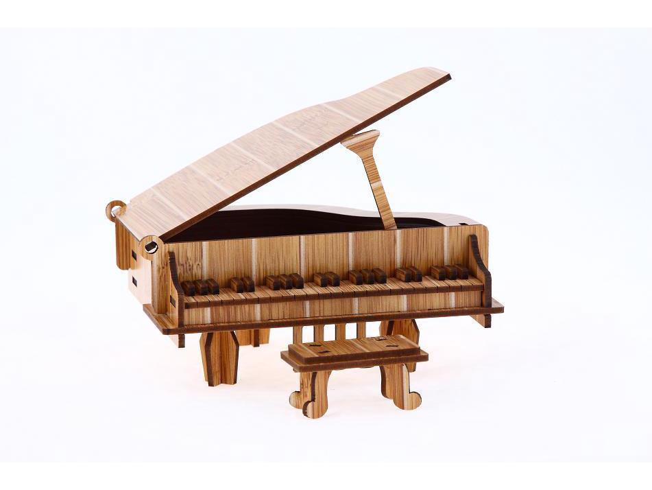 

Дыхание леса 3D Пазл-пианино Лазерная резка Сделай сам Образовательная модель