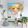 2D Flat Macoto Takahashi Inspired Tapestry, Fashionable Wall Hanging, Perfect Decor for Home Rooms, Suitable for All Seasons, Versatile Background Clo