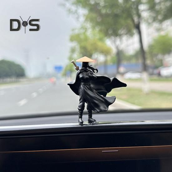 Car Dashboard Ornament Figure Sculpture Waterproof Easy To Clean Dollhouse Statue Office Desk Decoration