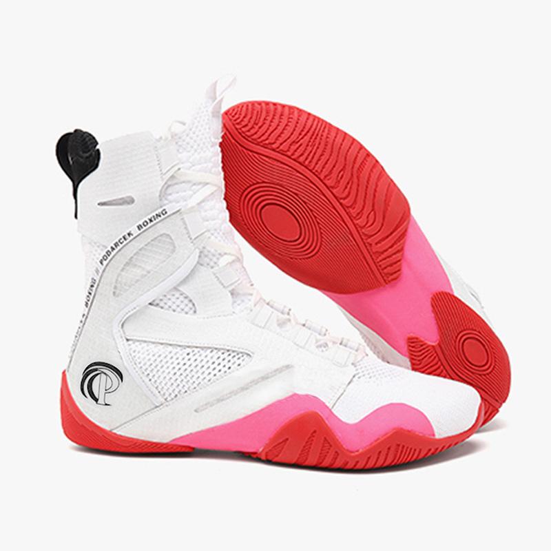 High Tube Boxing Shoes Men Women Super Light Pro Combat Athletic Breathable Fighting Sneakers Wrestling Boots