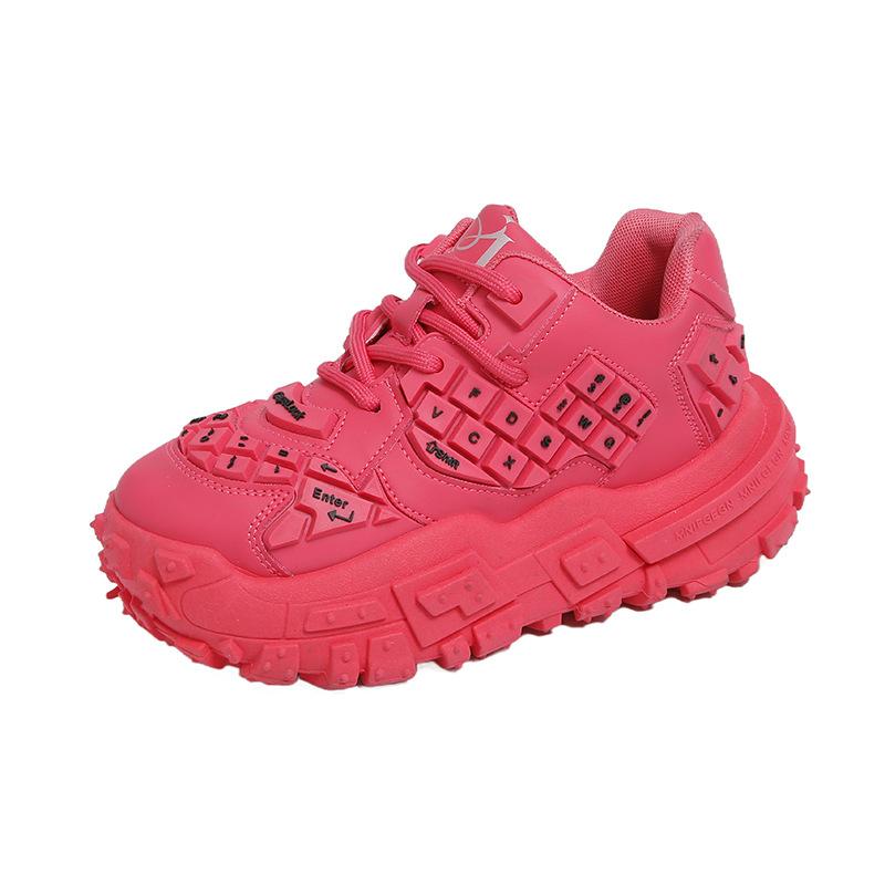 New Women Classic Casual Shoes Chunky Platform Sneakers Height Increasing Dad Shoes Comfortable Athletic Walking Shoes