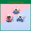 Adorable Doll-shaped Metal Badge Sky Encounter Chest Pin For Stylish Wear
