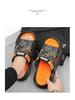 Men's Non-Slip Summer Sandals with Heel - Soft Sole Outdoor Beach Slippers, Plus Size.