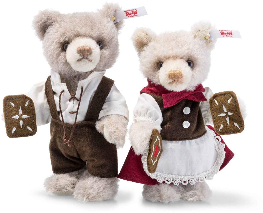 

Steiff Teddy Bear Fairy Tale Series Hansel and Gretel 15cm pieces 006647 (750 worldwide) сірий колір