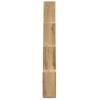 Cube Shelf Artisan Oak 90 x 15 x 119.5 cm Particleboard
