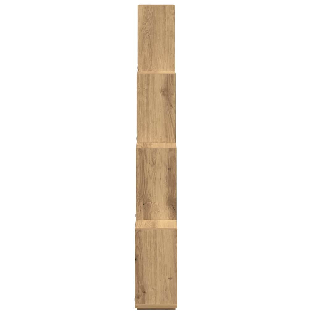 Cube Shelf Artisan Oak 90 x 15 x 119.5 cm Particleboard