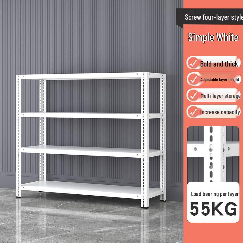 Adjustable Iron Storage Shelf for Home & Supermarket