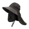 Unisex Outdoor UV Protection Sun Hat Fishing Cap Breathable Tourism Wide Brim