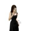 Coffee Break French White Suspender Dress Women's Summer New Small First Love Student Sweet Wind Waist Long Dress