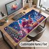 Music Theme Customized Mouse Pad Personalized Print Name Text Desk Mat For Home Office Table Decor
