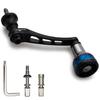 HEIGHTEN Spinning Reel Handle Adjustable With Knob Engine Series For DAIWA SHIMANO Black HT19506 55-60mm 24.5mm