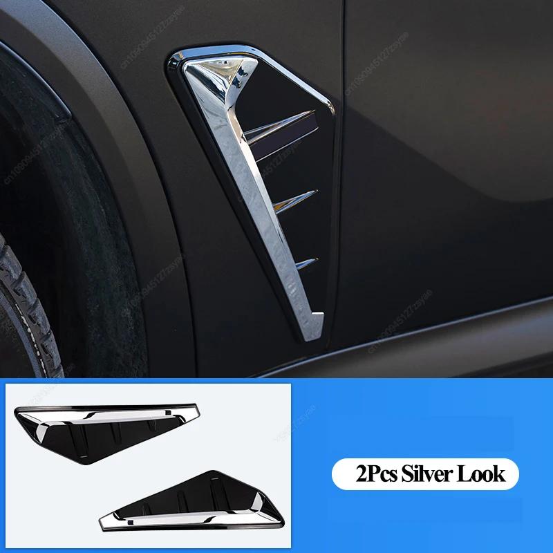 

2Pcs Car Modified Side Spoiler Wind Knife For BMW X5 G05 X5M F95 2019-2022 Side Fender Vent Decoration Stickers Car-Styling