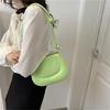 Leather Tote Bags Solid Color Handbag Armpit Bags Versatile Shoulder Bags