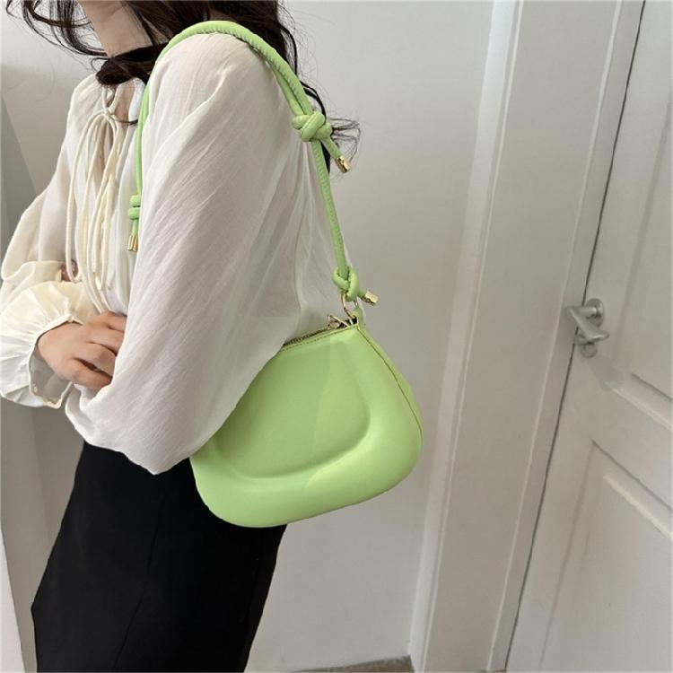 Leather Tote Bags Solid Color Handbag Armpit Bags Versatile Shoulder Bags