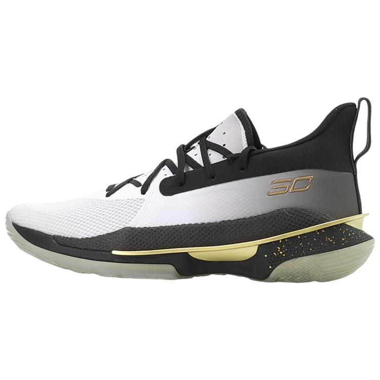 Under Armour Curry 7 'For The Game' (Unisex) White / Black Basketball Shoes 3023300 104