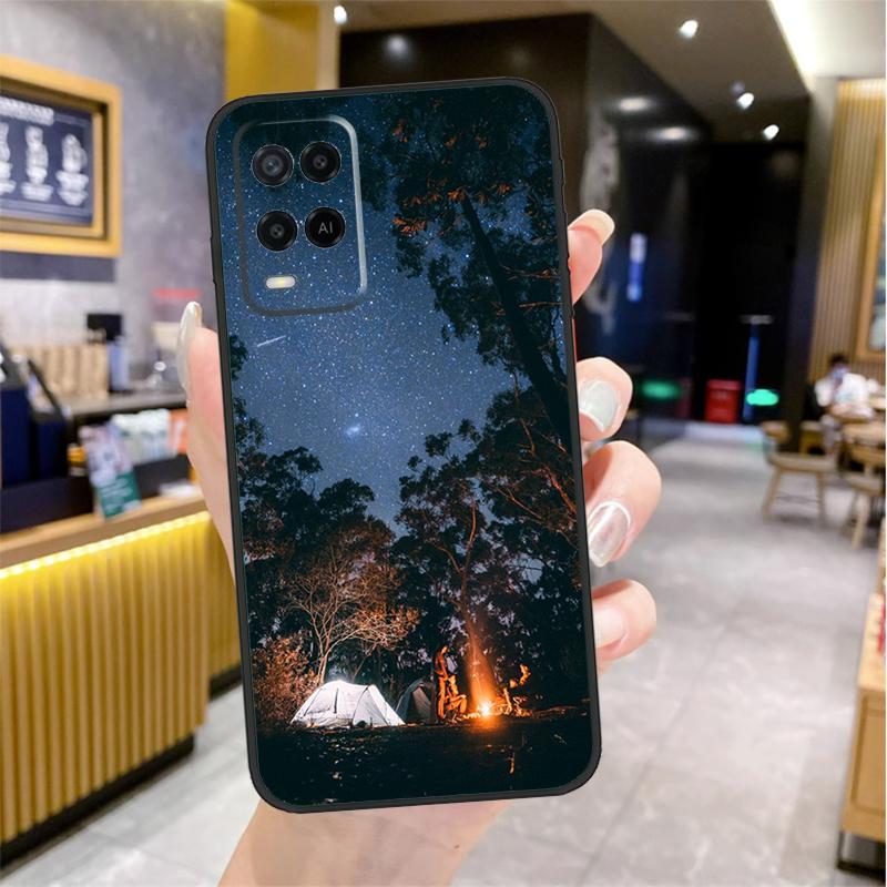 Camping Nature Case For Oppo A96 A76 A16 A17 A18 A60 A80 A40 A38 A58 A78 A98 A94 A74 A54 A15 A57 A77 A5 Pro