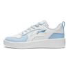 Li Ning Wheat Age Slip Resistant, Abrasion Resistant, Breathable Low Top Skateboard Shoes Women's White Blue AGCT148-4
