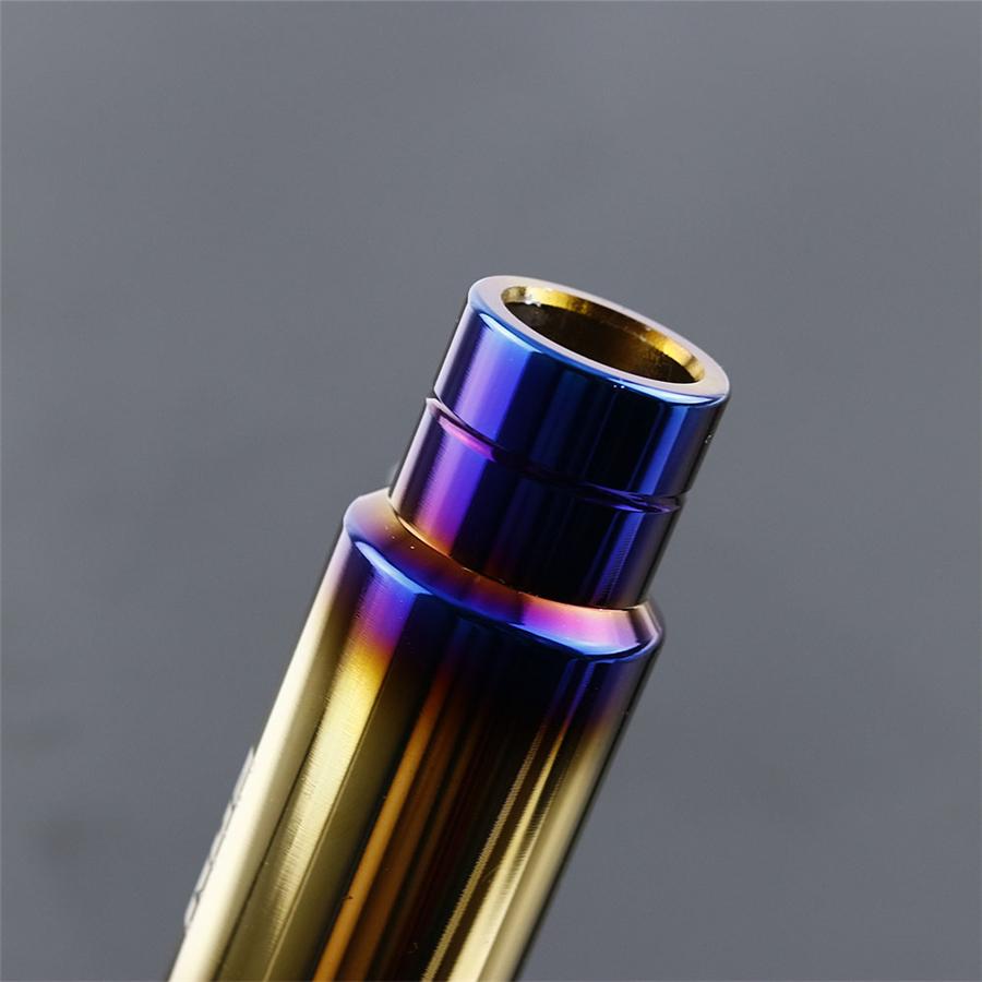 Aluminum Burnt Blue 13CM Car Gear Shift Knob Shifter Lever With 3Pcs Adapters