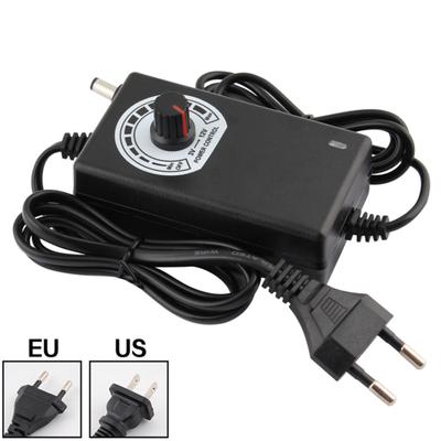 3V-12V 2A 24W nastaviteľný napájací adaptér Regulátor napätia motora US/EU zástrčka