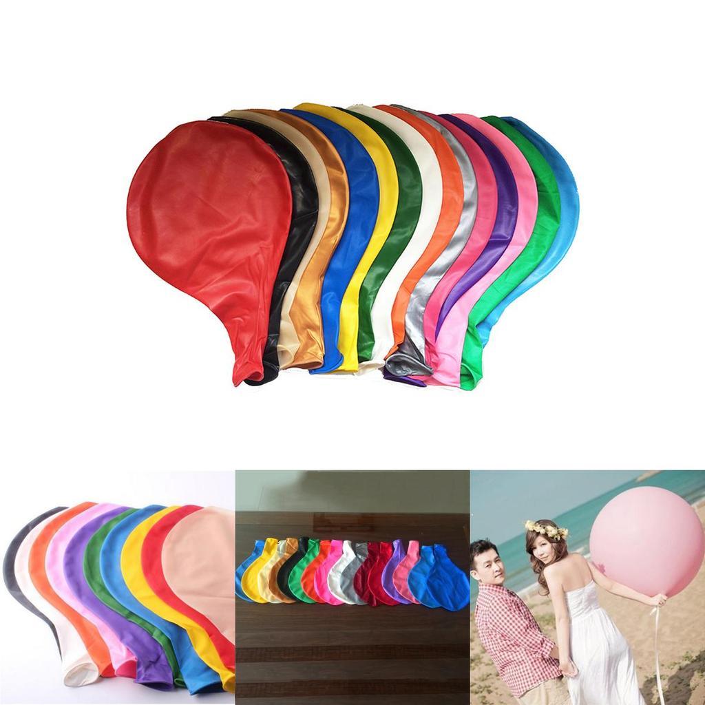 Colorful 36 Inch Big Latex Balloons For Eye-catching Birthday Party Decor