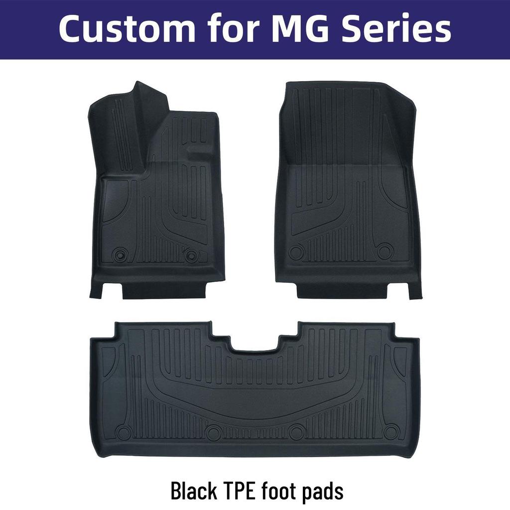 Eco-Friendly TPE Car Floor Mats for MG Models: MG07, MG4X, MG ES5/HS/ZS, MG7, MG5 - Odorless Design