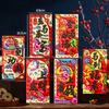 6Pcs 3D Red Envelope Horse Year Spring Festivl Hongbao Lucky Money Bag Traditional Money Pouch  New Year Decoraion