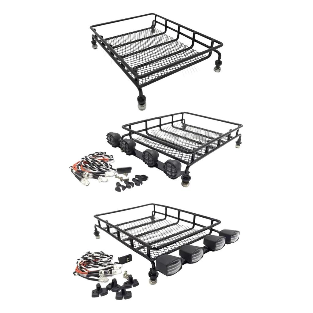 1/10 RC Car Roof Rack DIY Lightweight Luggage Carrier Tray Luggage Rack Upgrades