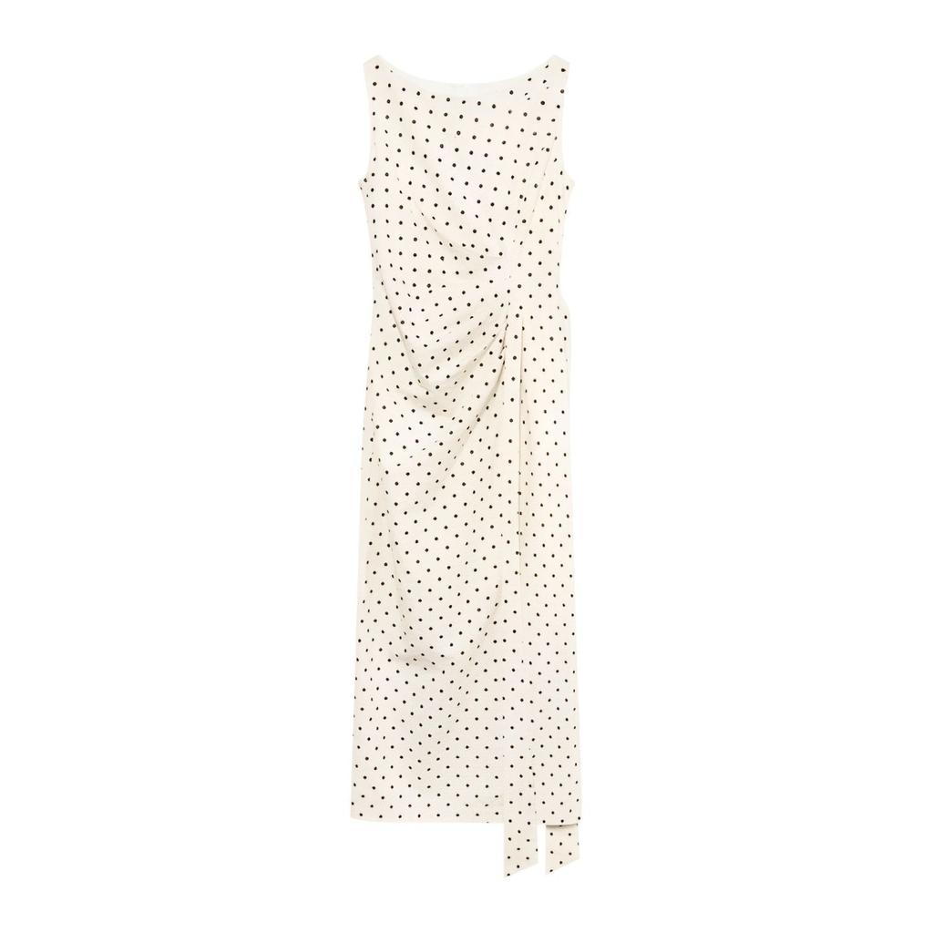 French Polka Dot Temperament Sleeveless Vest Dress Summer Design New Waist Thin Retro