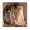 Large Size Erotic Underwear Sexy Lace Transparent Pure Mesh Fairy Loungewear Pajamas