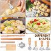 9-Pc Pasta Making Kit: Ravioli Stamp, Rolling Pin, Gnocchi Board, Dough Cutter, Dumpling Maker – Compatible with All Pasta Lovers