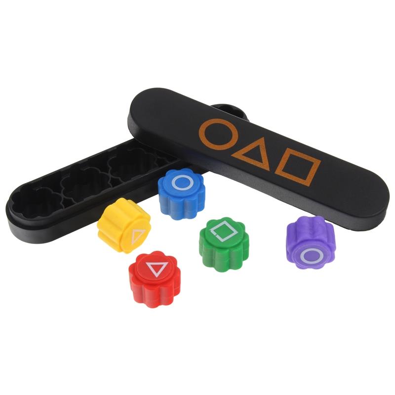 Gonggi Dice Arcade Game Squid Game Dice Rectangular Box